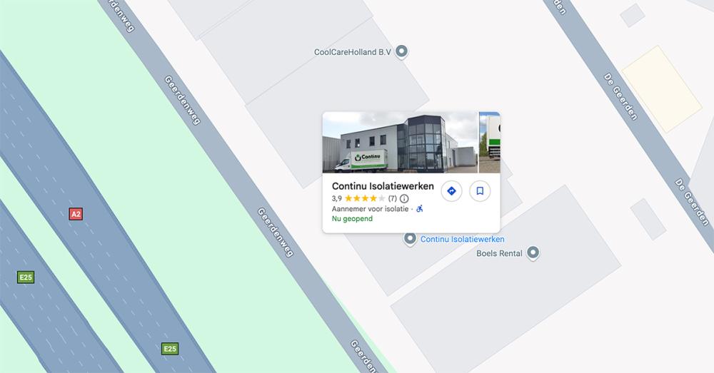 Route naar Continu Isolatiewerken